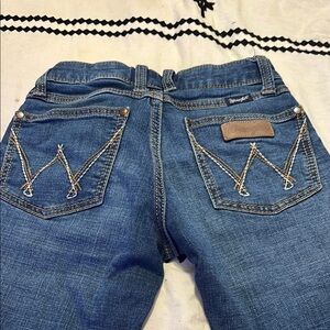 Wrangler Blue Denim Jeans.                 Size 24, 34’